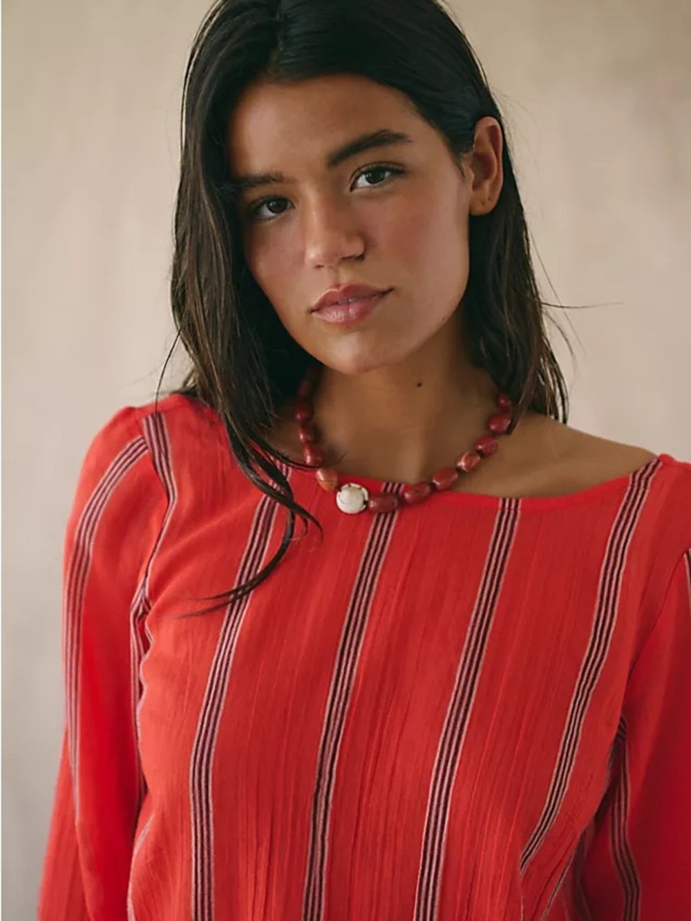 Open-Back Long-Sleeve Stripe Free People sets - Picture 2 of 3